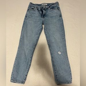 Abercrombie And Fitch The Super Skinny Ankle Mid Rise